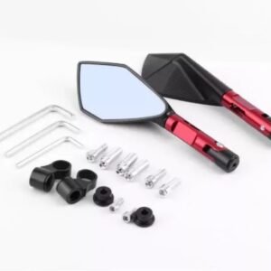 กระจก​ 5 เหลี่ยมขาสั้น​ เลนส์ใส เคลียร์ไบรท์ CNC มิเนียมทั้งตัว ✅ ตัวกระจกเป็น เลนส์ใส เคลียร์ไบรท์ ✅ ทัศวิสัยการมองเห็นอย่างชัดเจน งานสวยเนี๊ยบ​ ใส่ได้กับรถทุกรุ่น ✅ อุปกรณ์ + น๊อต เบอร์ 10 12 และ 14 | น๊อตเบอร์ 10/2ตัว I น๊อตเบอร์12 เกลียวขวา/2 ตัว ✅ น๊อตเบอร์12 เกลียวซ้าย/1 ตัว I น๊อตเบอร์14 เกลียวขวา/2 ตัว | น๊อตเบอร์14 เกลียวซ้าย/1 ตัว ✅ ติดตั้งกระจกเข้ากับตัว รถก่อน ค่อยปรับขานะครับ อย่าพยายามปรับเมื่อยังไม่ติดตั้ง ✅ แล้วบอกว่าแน่นมาก พยายามไขน๊อต จนเกลียวรูด เพราะกระจก ต้องอาศัยแรงดึงอีกฝั่งจากตัวรถ *** อย่าเสี่ยงกับกระจก ไม่ได้มาตรฐาน ที่มืดจนแทบมองไม่เห็น *** กระจก​ 5 เหลี่ยมขาสั้น​ เลนส์ใส เคลียร์ไบรท์ CNC มิเนียมทั้งตัว